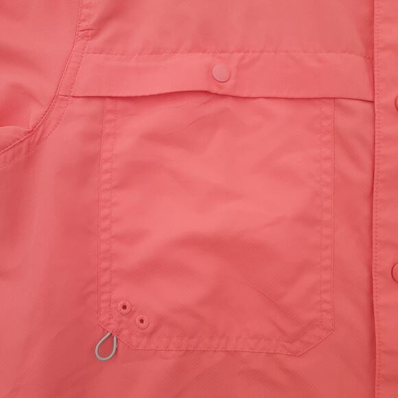 Realtree Fishing Shirt Size Small Salmon Button Up Short Sleeve Pockets Vented - Picture 3 of 10